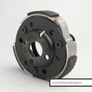 Clutch assembly on white background.